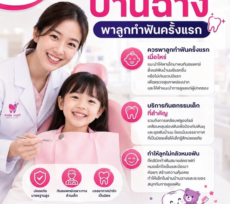 ทันตกรรมเด็กบ้านฉาง พาลูกทำฟันครั้งแรก | ทำฟันระยอง